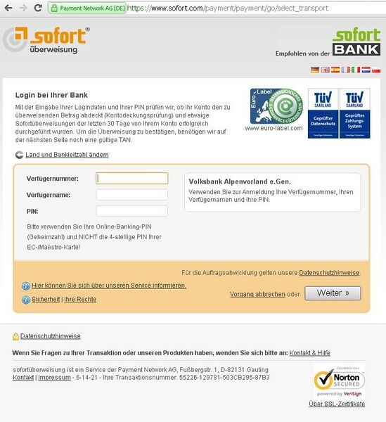 Datei:Zeitgeist Sofortüberweisung 2.JPG
