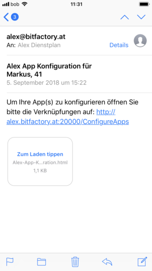 ALEX App Konfiguration Email.PNG